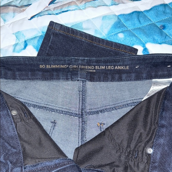 Dark Blue Women's Jeans - Picture 2 of 9